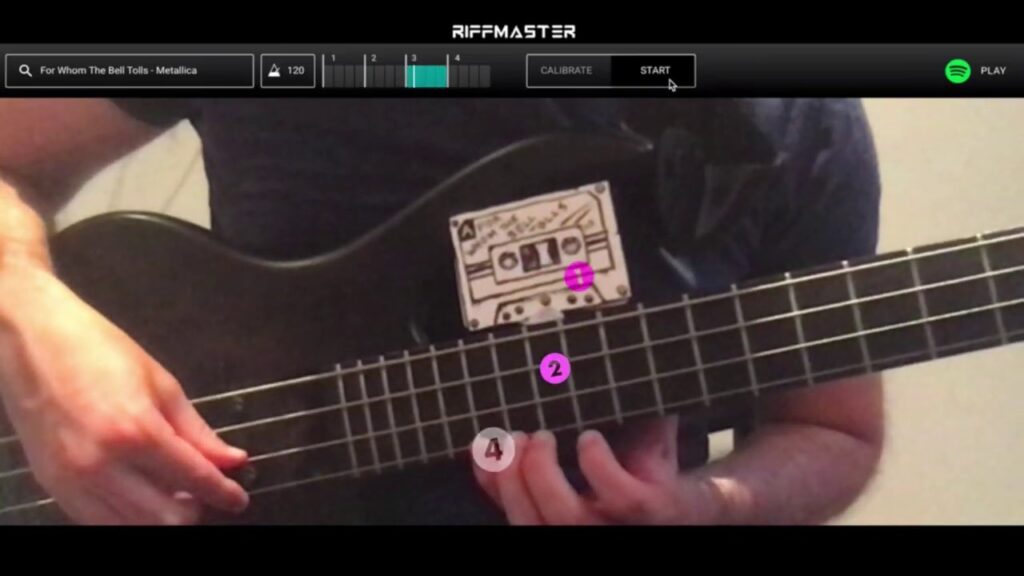 guitar learning through mixed-reality