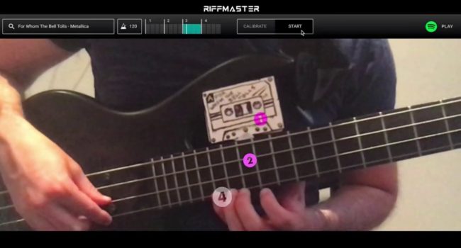 guitar learning through mixed-reality